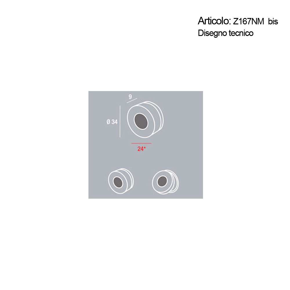 Spinardi Z167NM bis Pomolo per Mobile