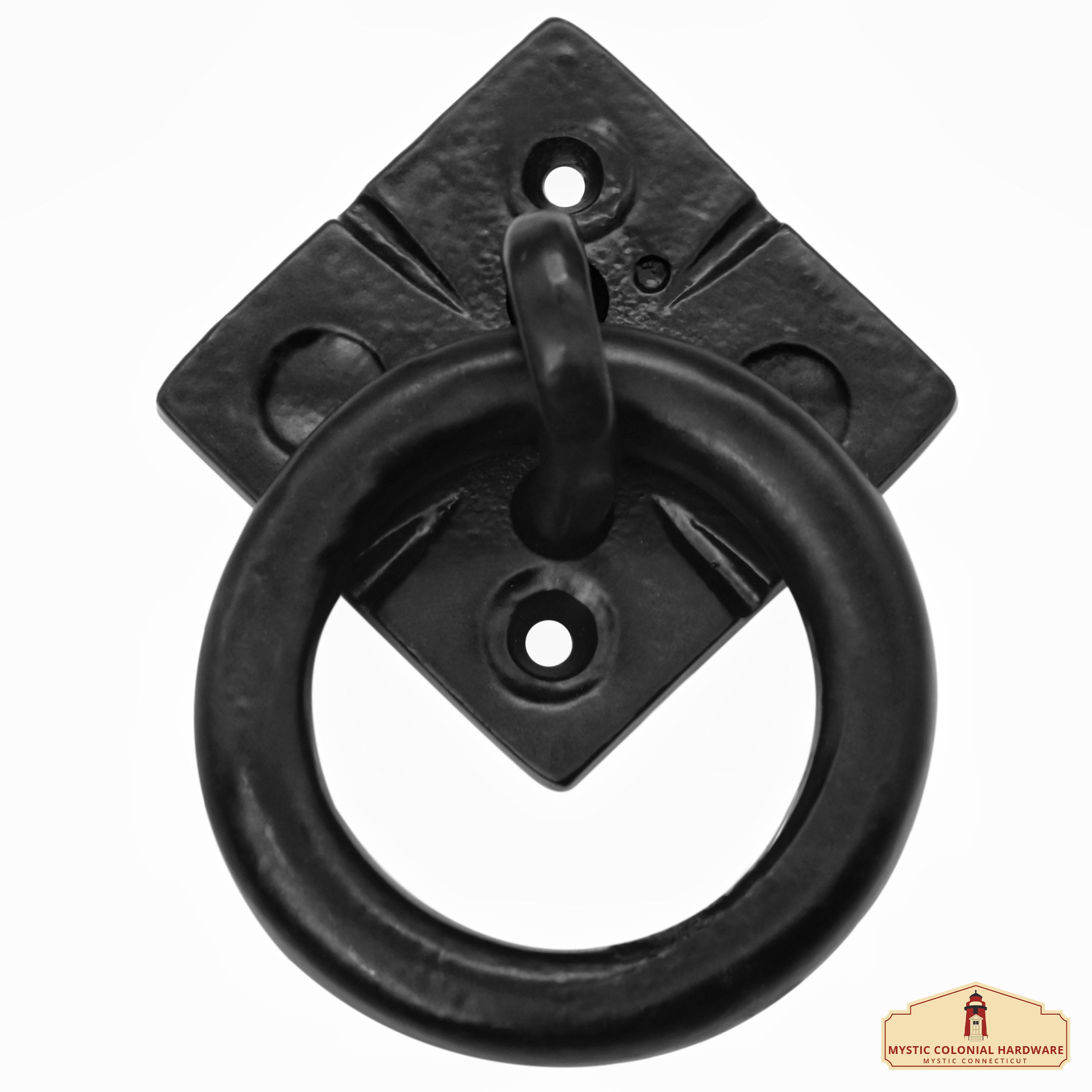 Mystic Colonial Small Ring battente porta set 2 pezzi ferro nero