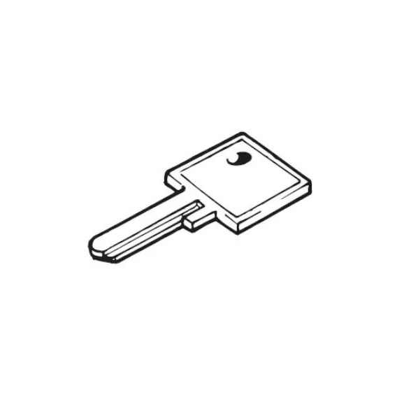 Silmec 90-024 chiave grezza per serratura 90-020