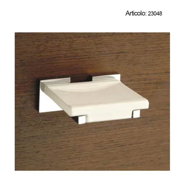 Spinardi portasapone bagno ottone cromato