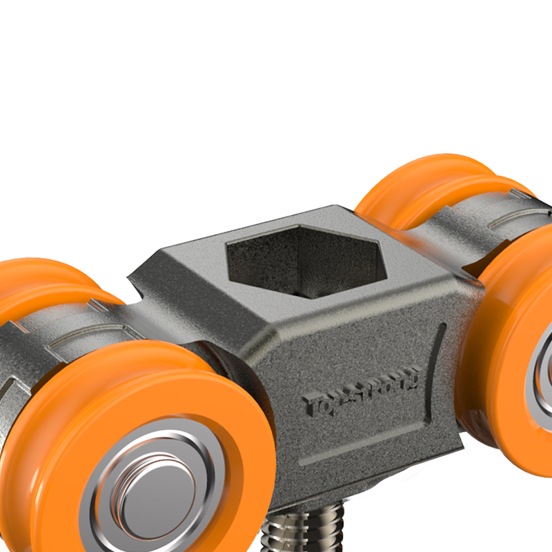 TopStrong 60KG carrello porta scorrevole regolazione binario