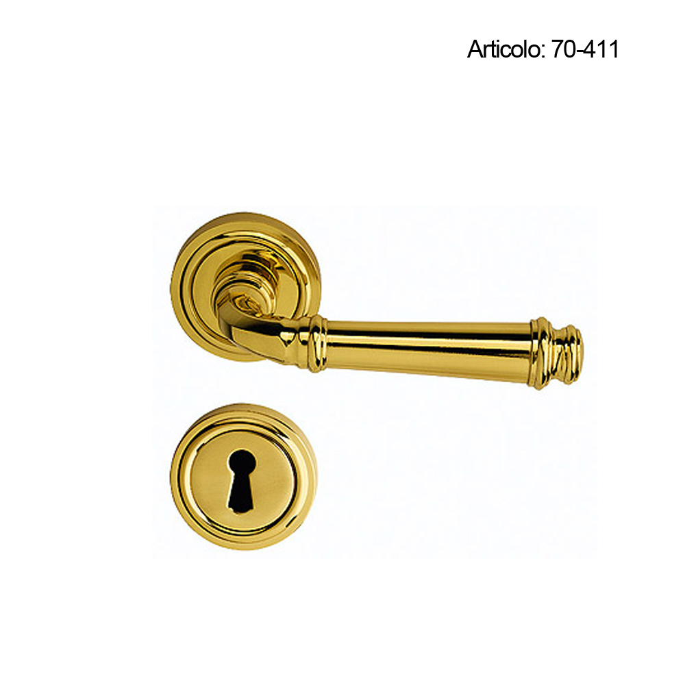 Spinardi 01-411 maniglia porte placca e rosetta