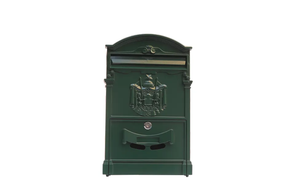 BOXOB Regia 994 cassetta postale in alluminio verde esterno