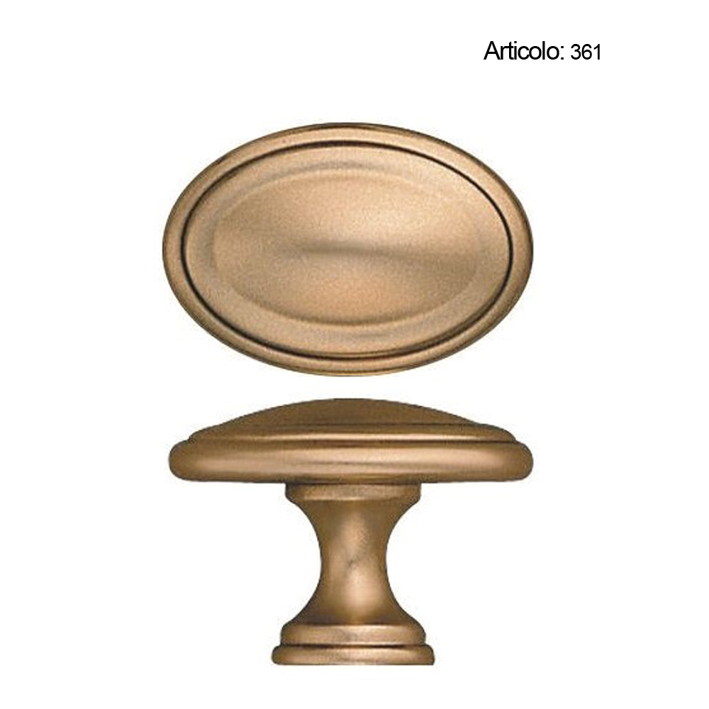 Spinardi 361 Pomolo per mobile ottone