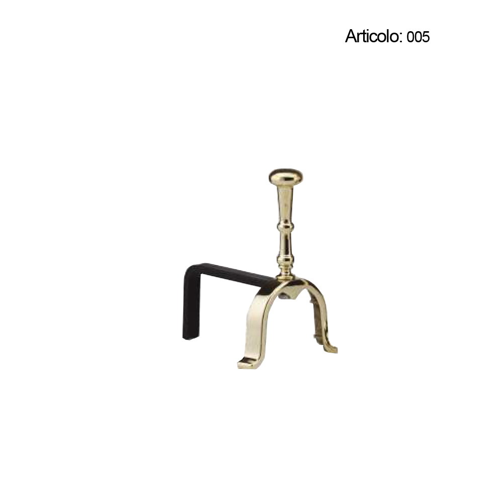 Spinardi 5 alari camino ottone altezza 240 mm