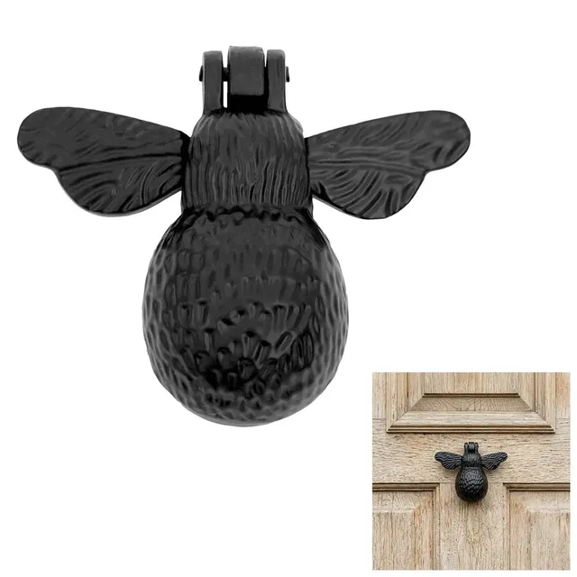 Mystic Colonial Bumblebee battente porta ghisa ape nero singolo