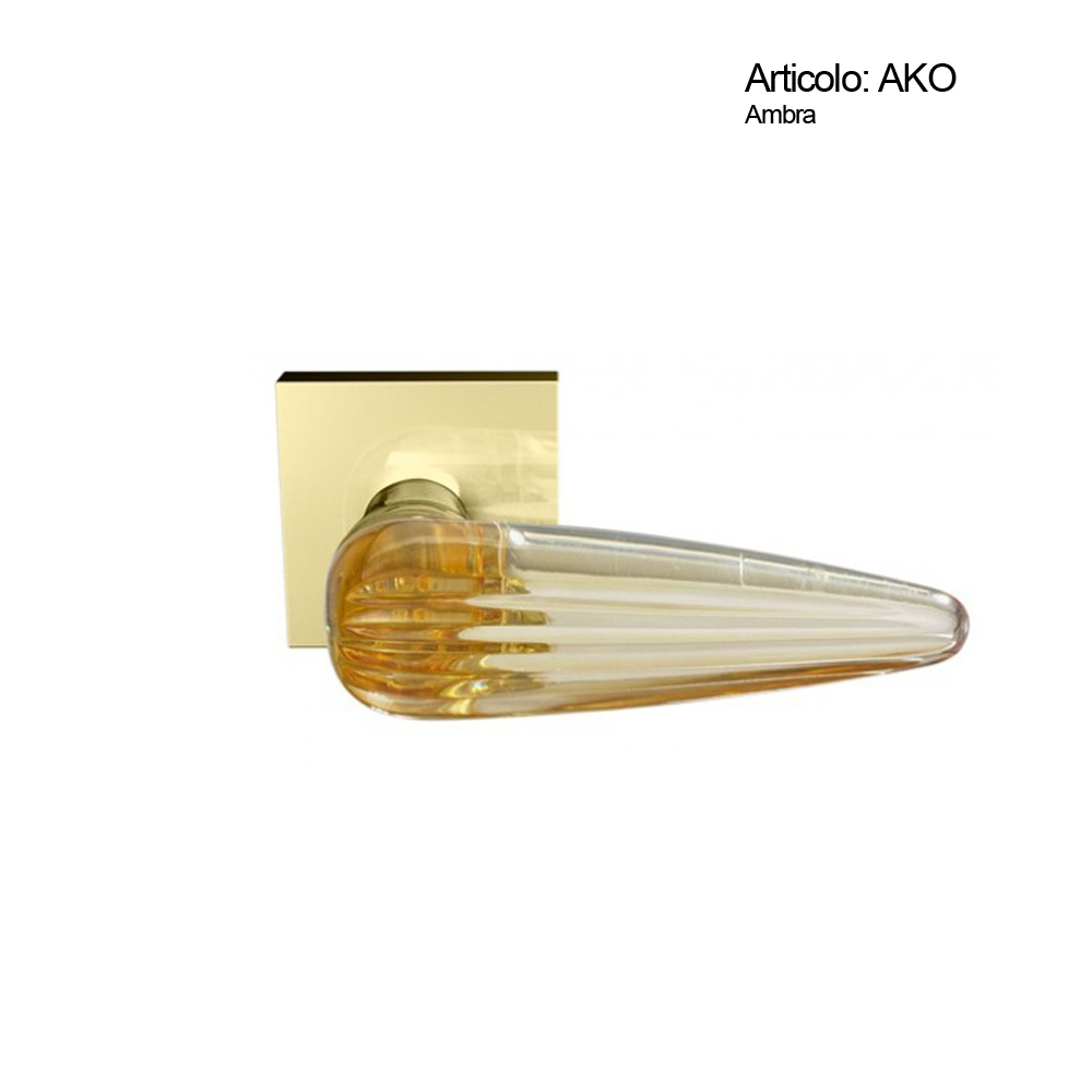 Spinardi AKO Maniglia Cristallo Ottone Patent