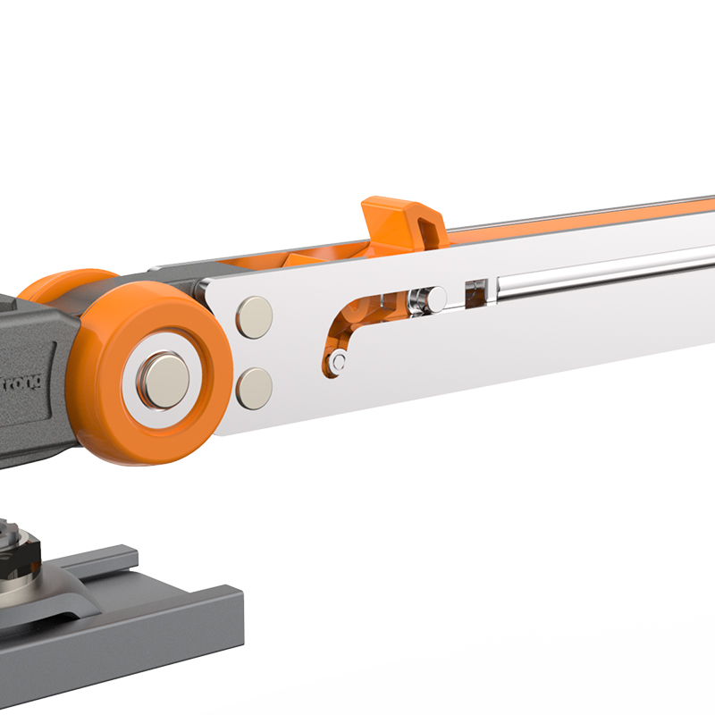 TopStrong Carrello Porta Scorrevole 100 kg Legno Doppio Ammortizzatore