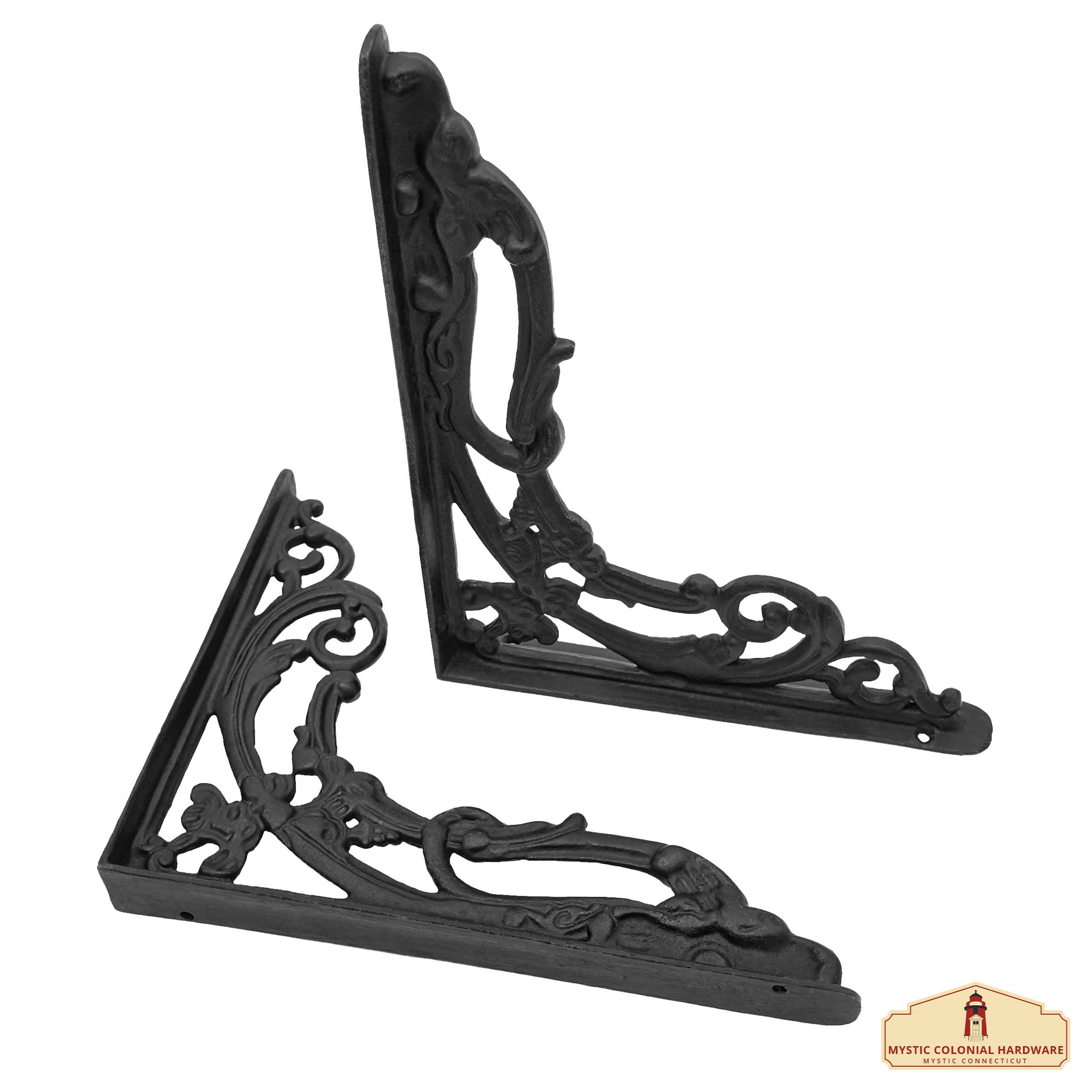 Mystic Colonial Hardware Reggimensola 23x19 cm Coppia Ferro