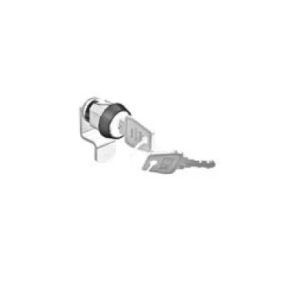 Silmec 90-034 serratura ricambio cromata 2 chiavi