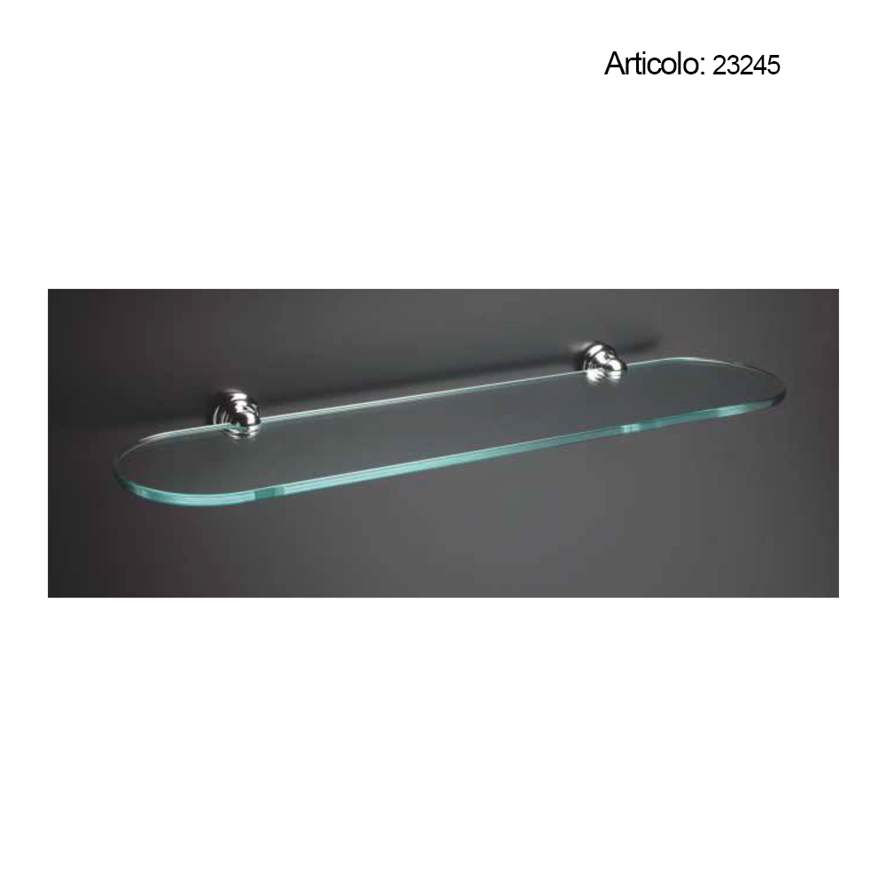 Spinardi Mensola Bagno Cristallo Ottone
