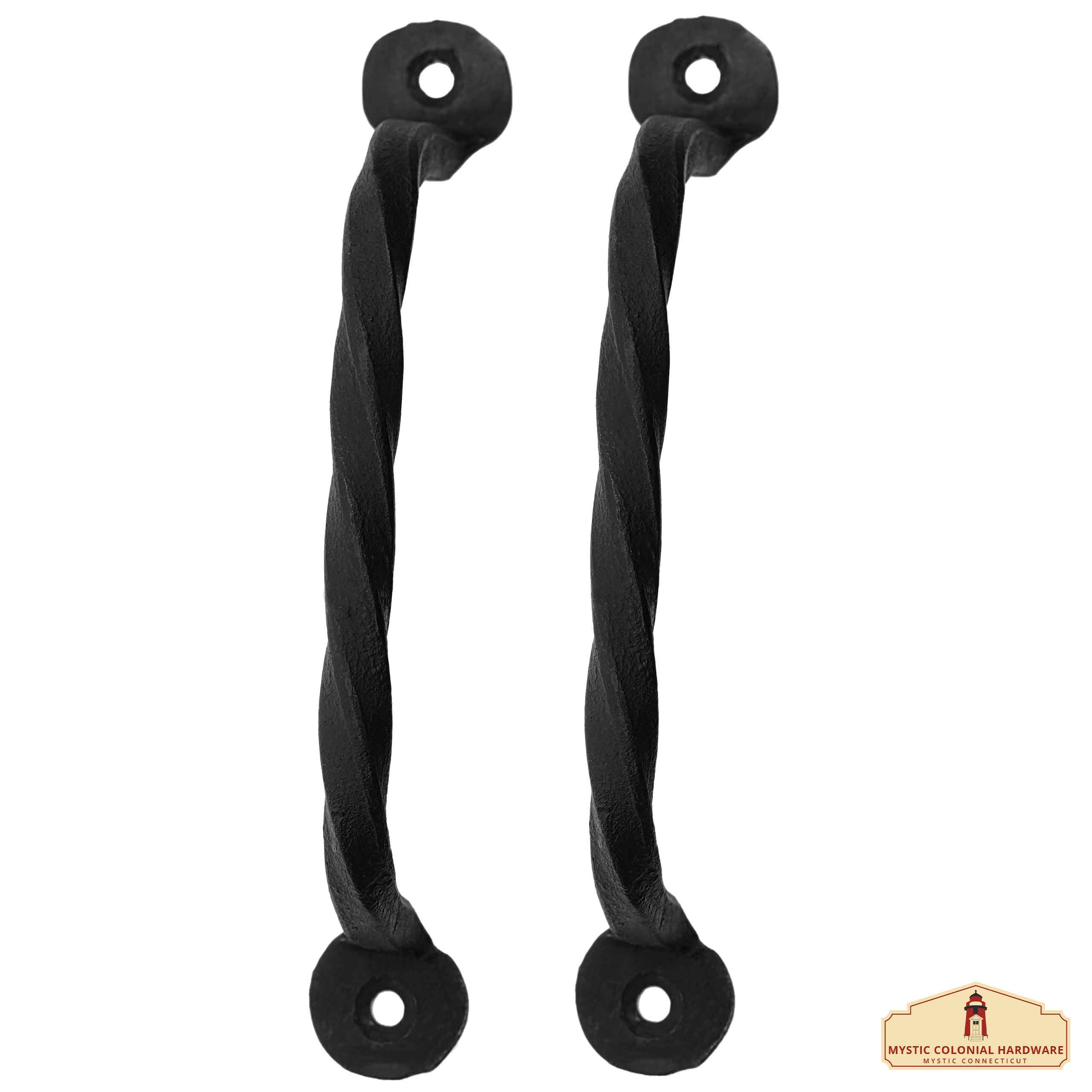 Mystic Colonial Twisted maniglia ferro battuto 13,8 cm 2 pezzi
