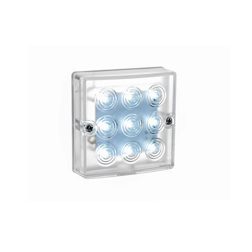 TAU CUBE lampeggiante LED da parete 12-24 V bianco