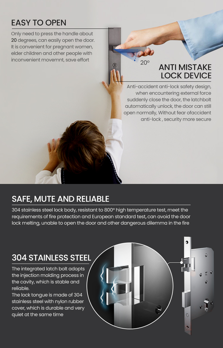 TopStrong Magic Cube serratura porta interna inox