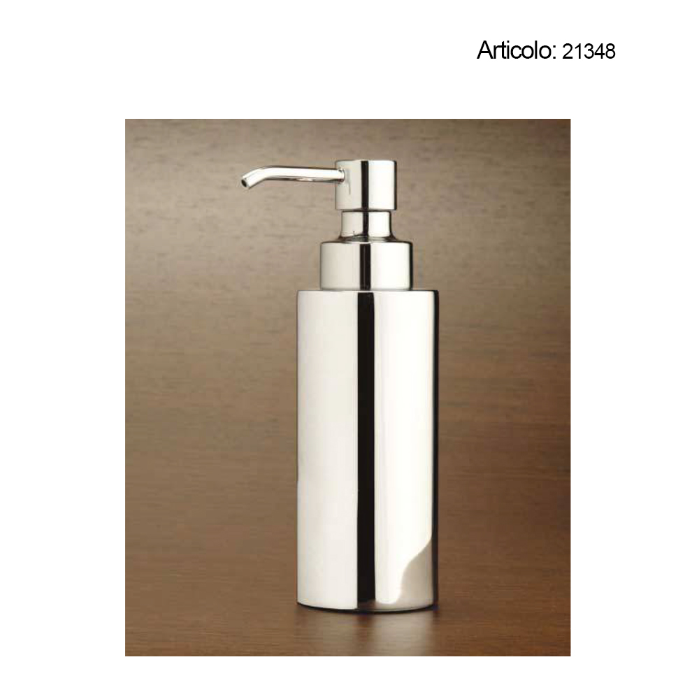 Spinardi Dispenser portasapone bagno cromato