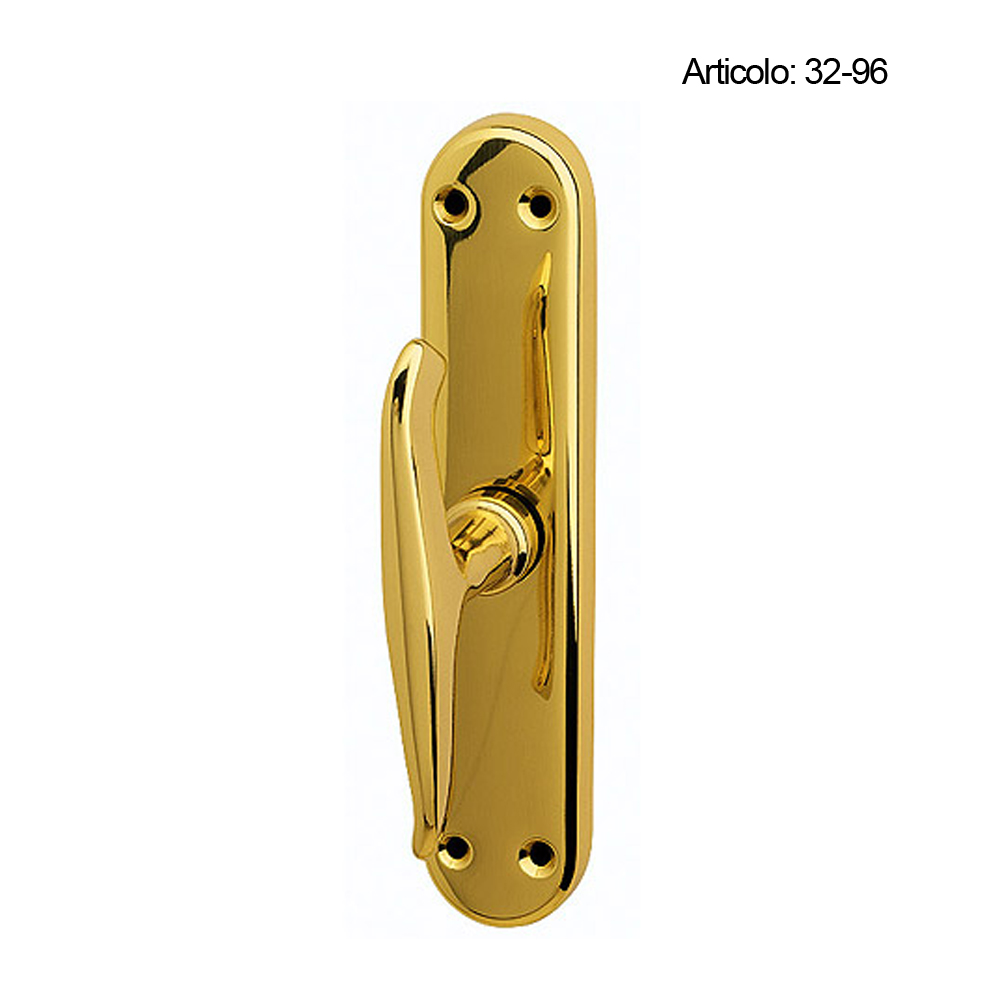 Spinardi 01-96 maniglia per porta su placca rosetta