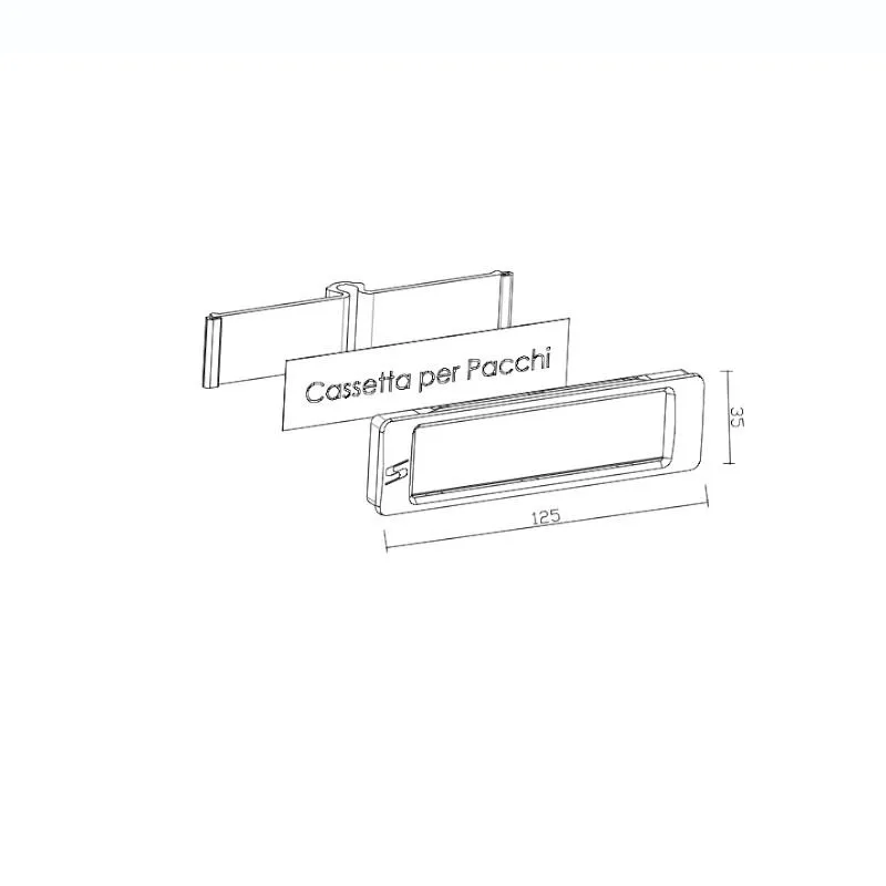 Silmec S-Butler 90-035 kit portanome ricambio