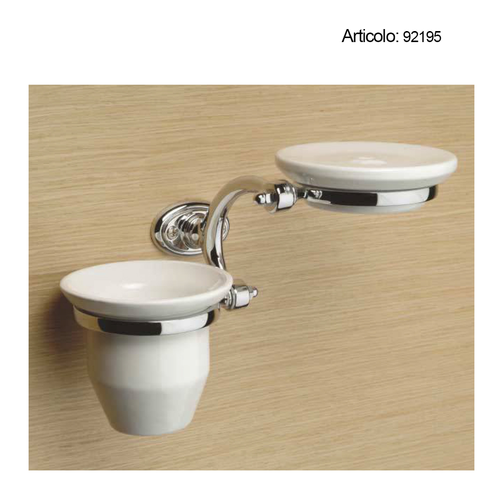 Spinardi Sissi Dispenser Bagno Pomello Bianco