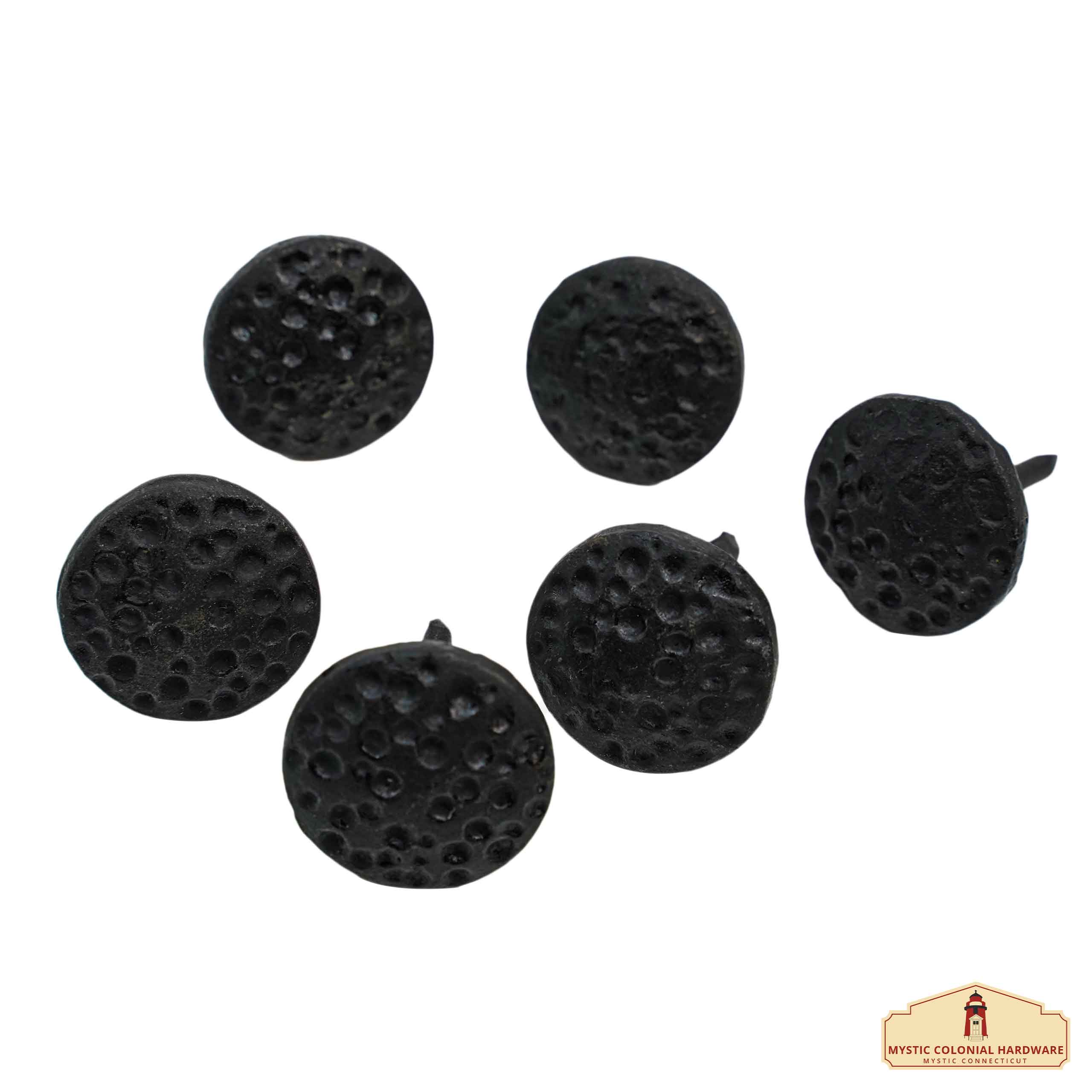 Mystic Colonial Hardware Borchie Ferro Nero 2,5cm 6pz