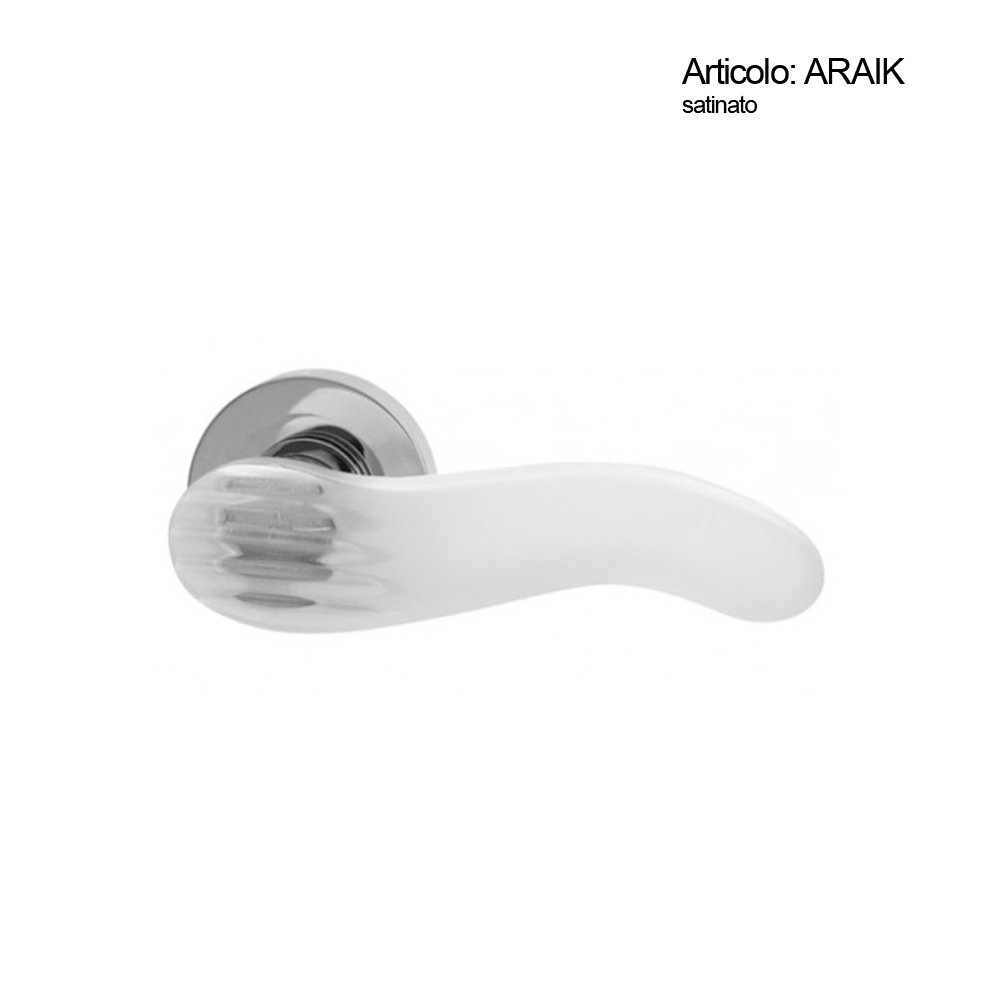Spinardi Araik maniglia in cristallo trasparente