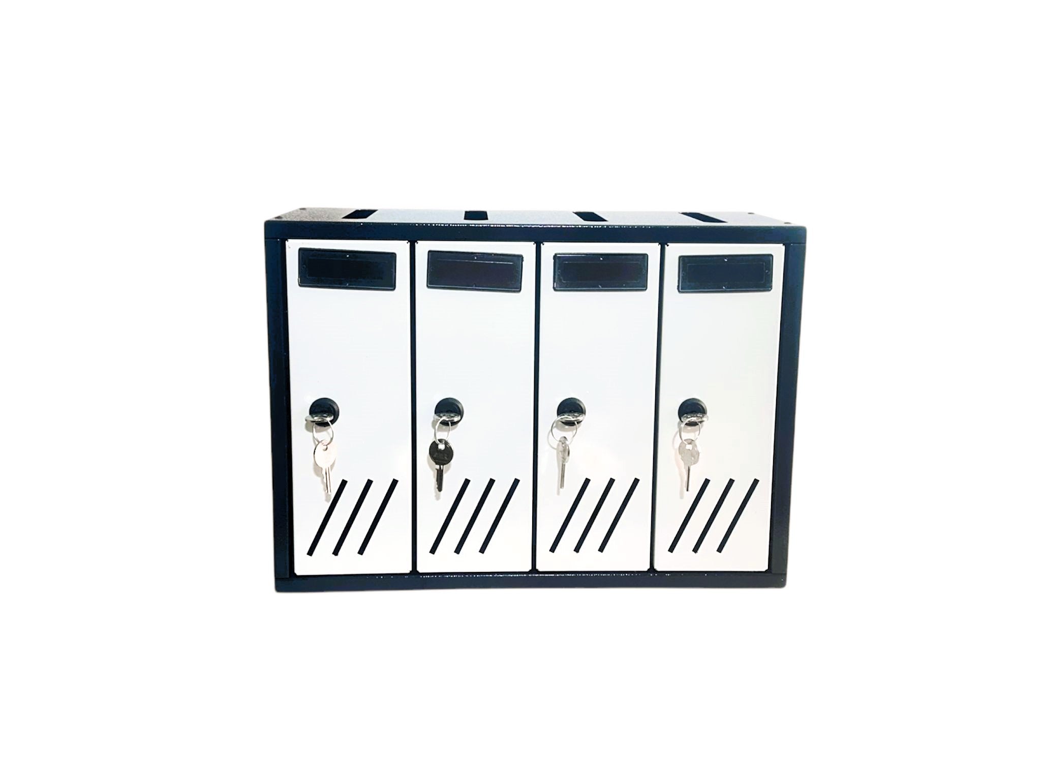 BOXOB Serenity 993 Cassetta Postale Interno Nero/Bianco Sicura