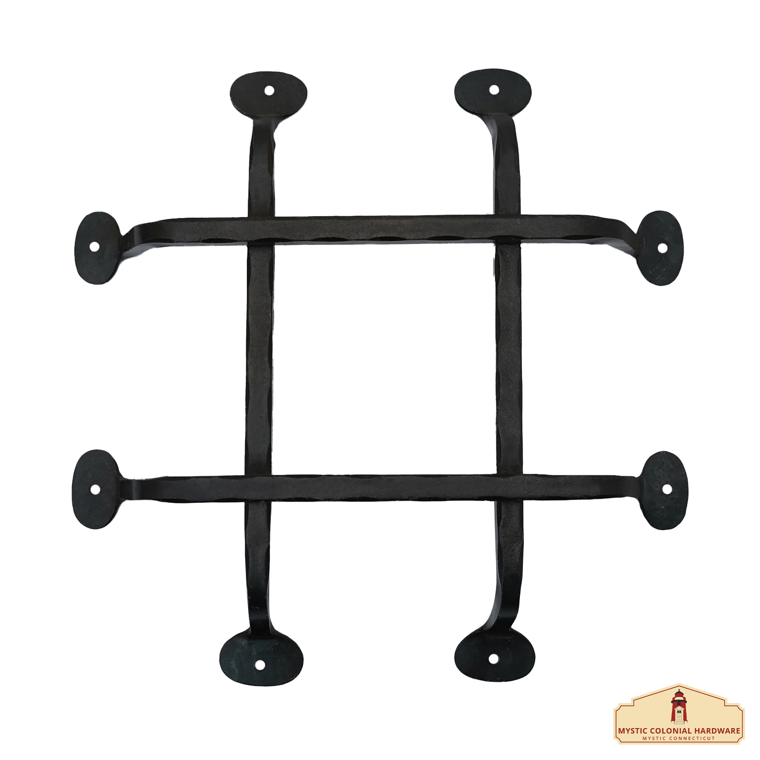 Mystic Colonial Speakeasy grata porta 28,7x29,1 cm ferro nero