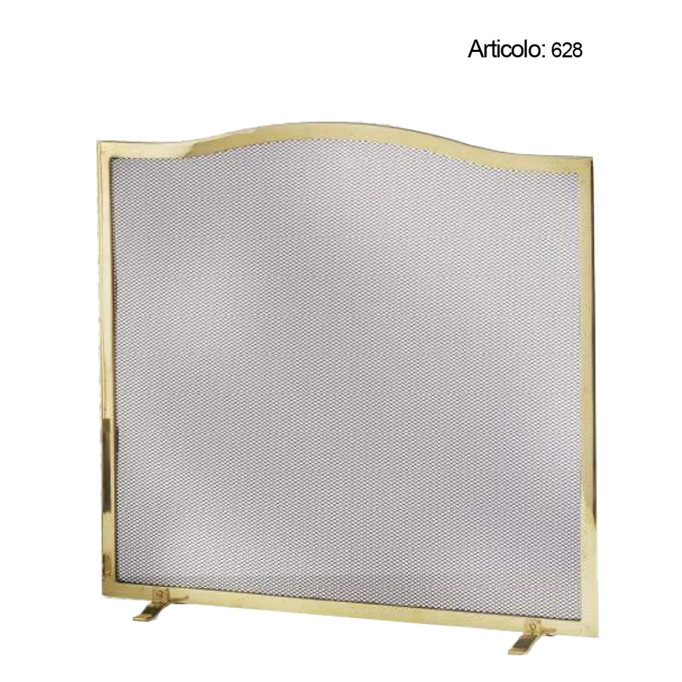 Spinardi 628 parascintille camino ottone 500 mm