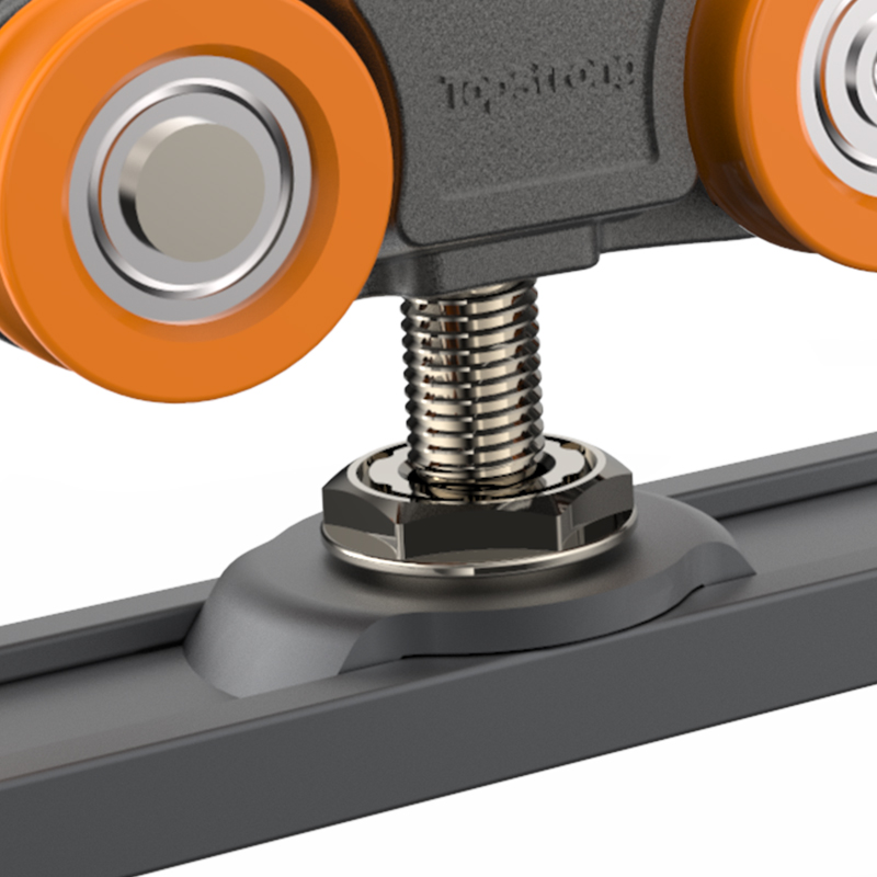 TopStrong 45KG carrello porta scorrevole legno doppia ammortizzazione