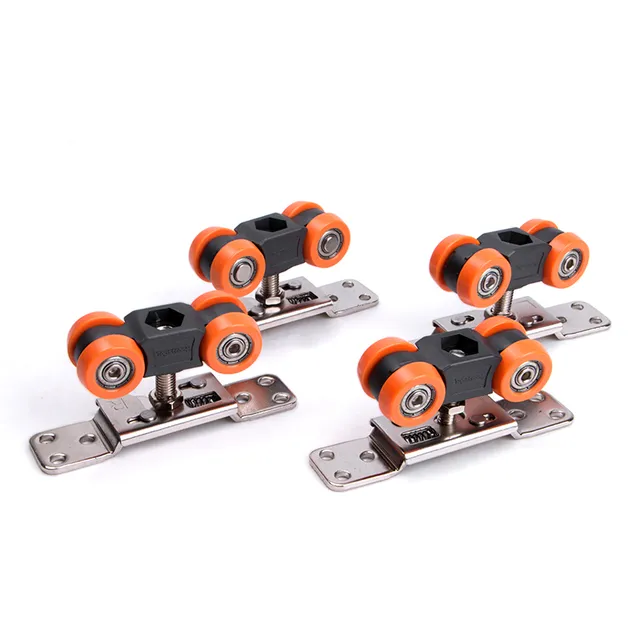 TopStrong 80KG carrello porta scorrevole legno doppio ammortizzatore