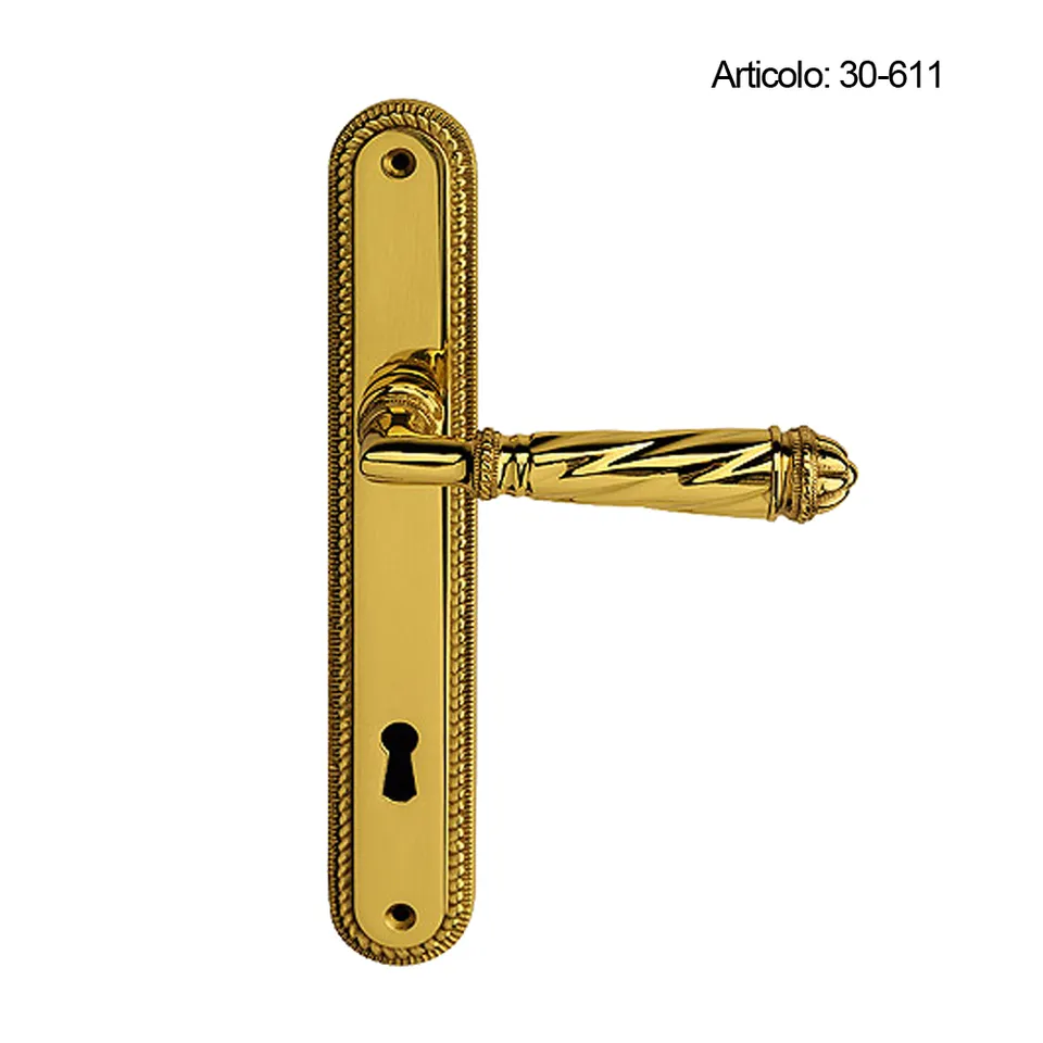 Spinardi 30-611 maniglia per porta su placca e rosetta