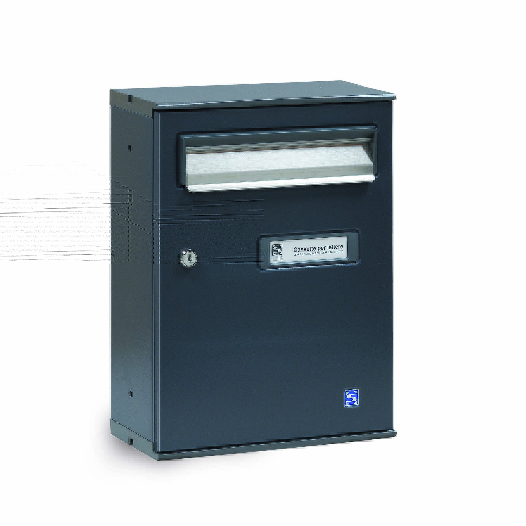Silmec Serenissima cassetta postale ritiro anteriore inox