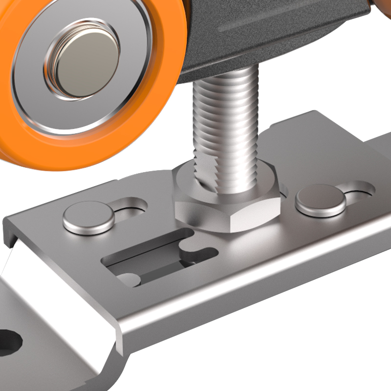 TopStrong Carrello Porta Scorrevole 120 kg Legno Sospeso