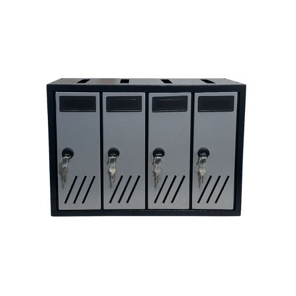 BOXOB Serenity 993 Cassetta Postale Interno Nero/Grigio Sicura