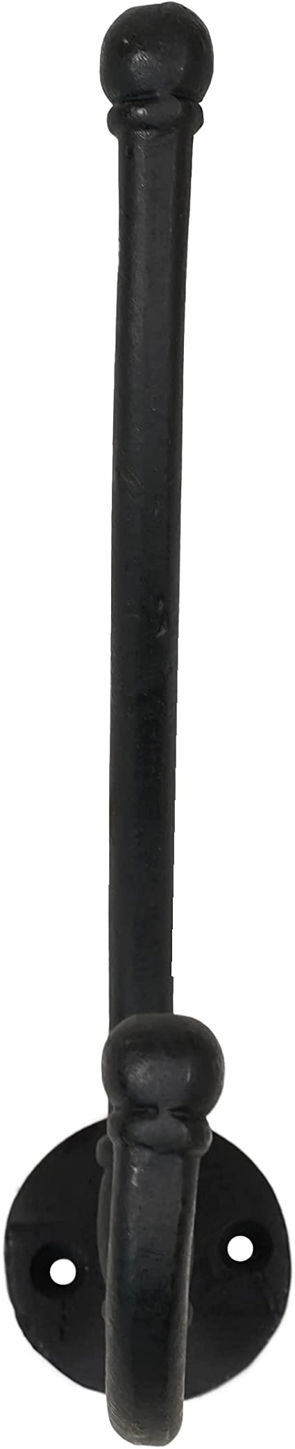 Mystic Colonial Large gancio parete set 2 pezzi ferro nero