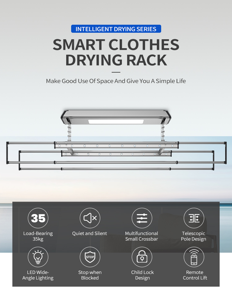 TopStrong X35 stendibiancheria elettrico smart da soffitto