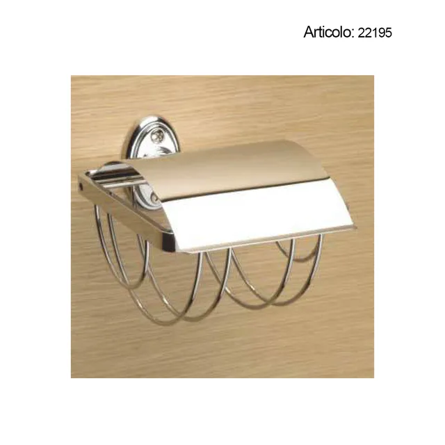 Spinardi Sissi portarotolo bagno cromato classico