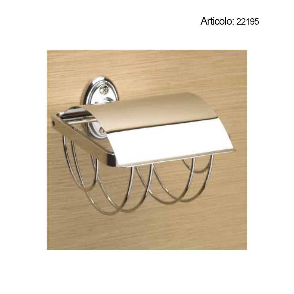 Spinardi Sissi portarotolo bagno cromato classico
