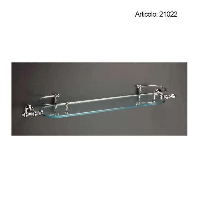 Spinardi Mensola Bagno in Ottone Tornito