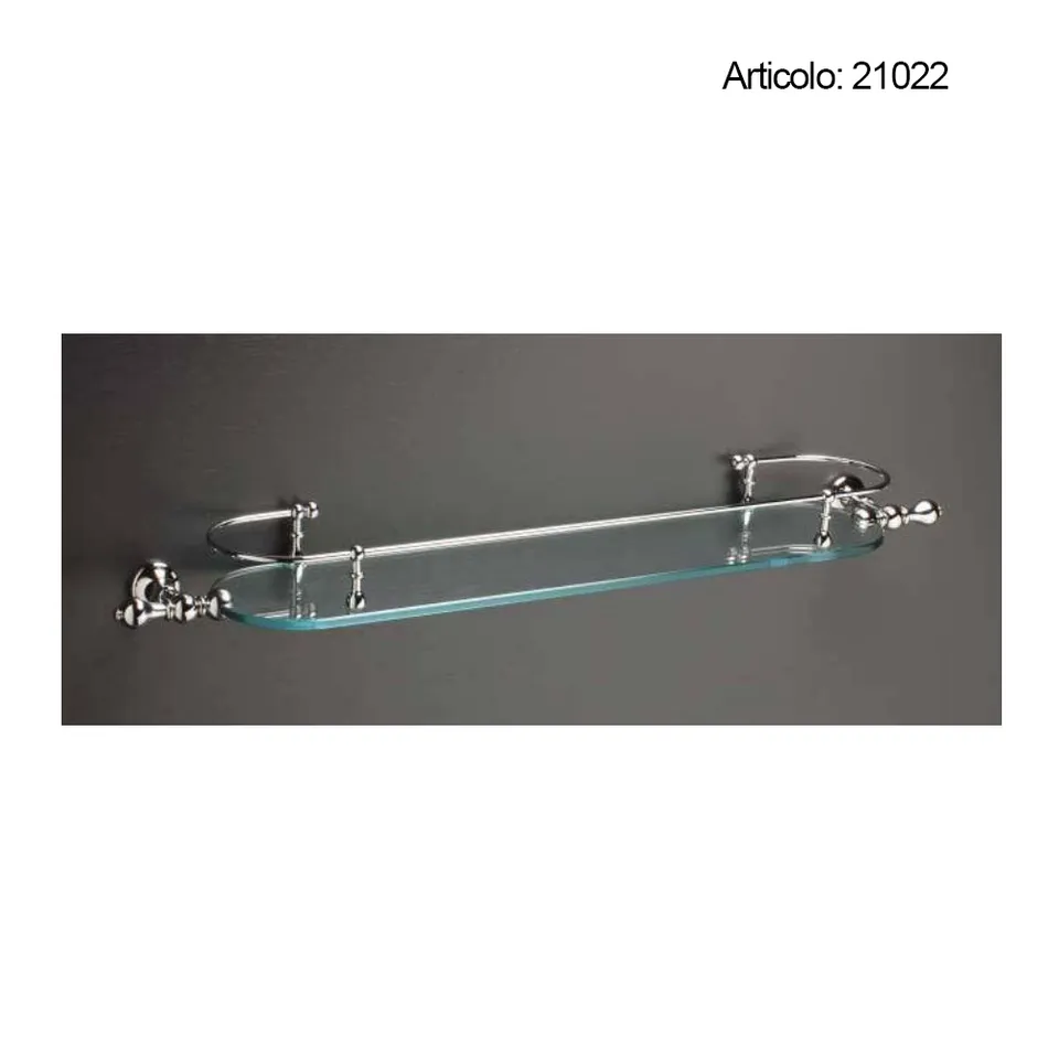 Spinardi Mensola Bagno in Ottone Tornito