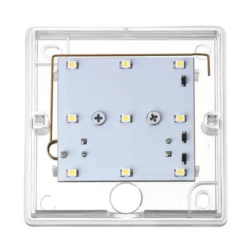 TAU CUBE lampeggiante LED da parete 12-24 V bianco