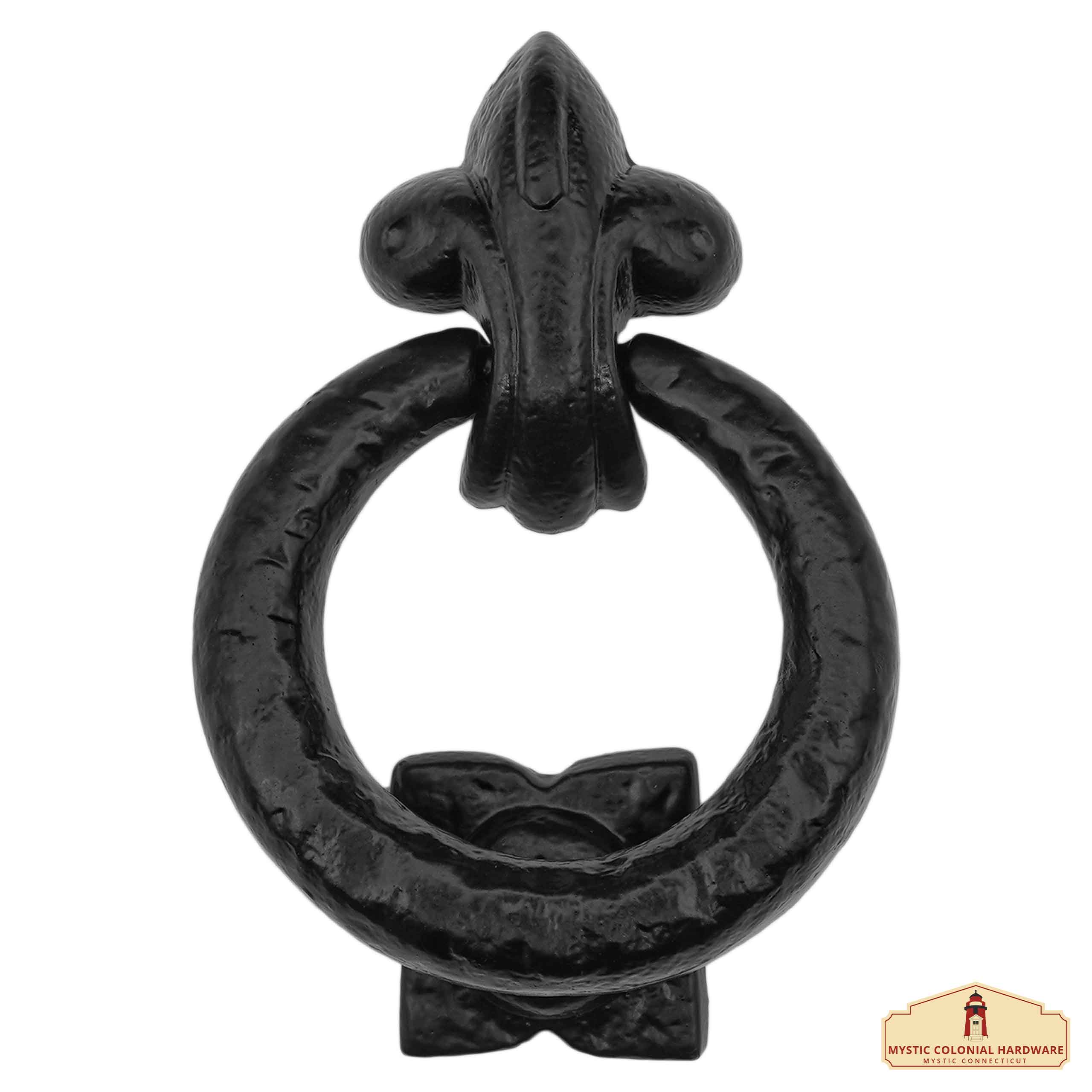 Mystic Colonial Hardware Ring battente porta ferro nero 12,7 cm