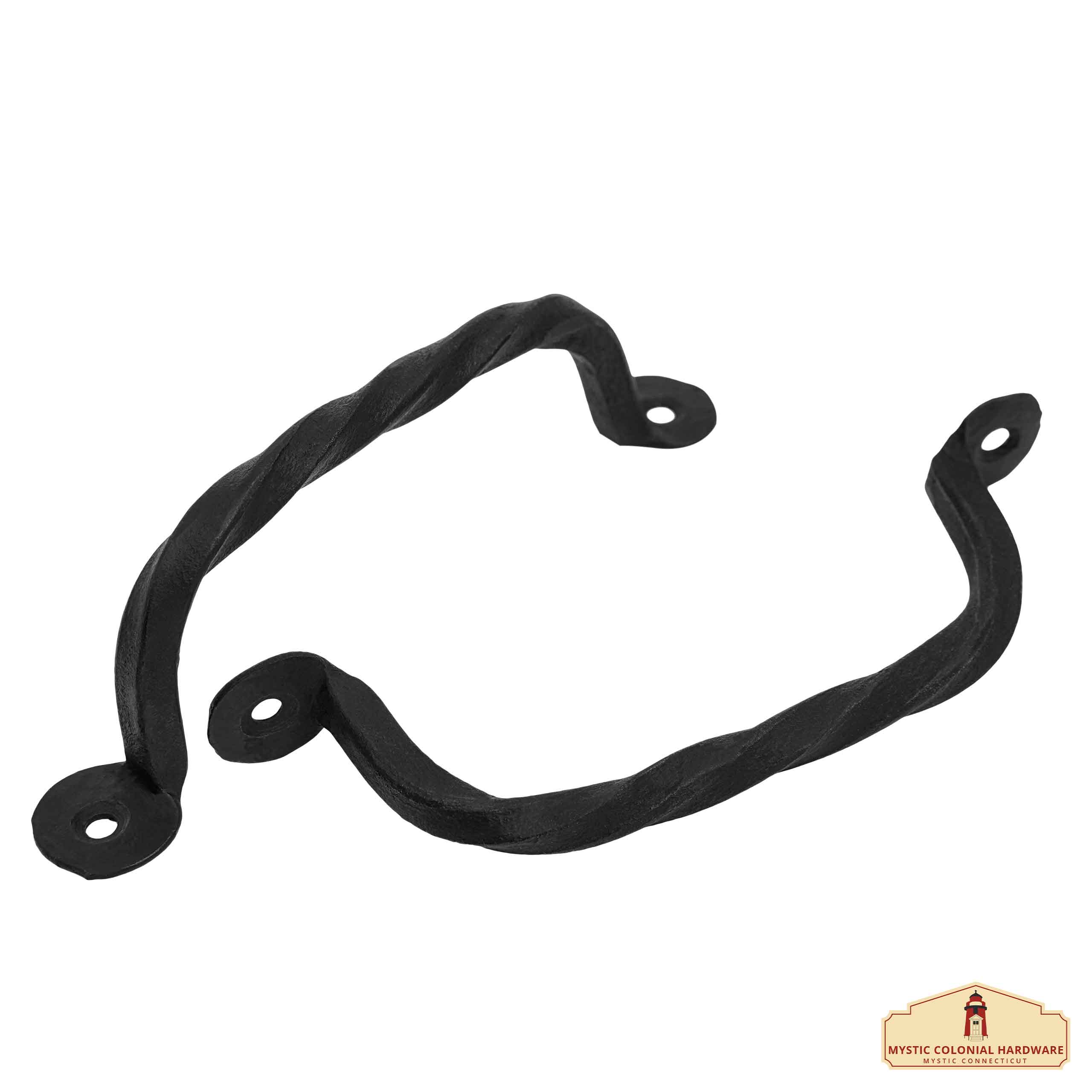 Mystic Colonial Twisted maniglia ferro battuto 13,8 cm 2 pezzi