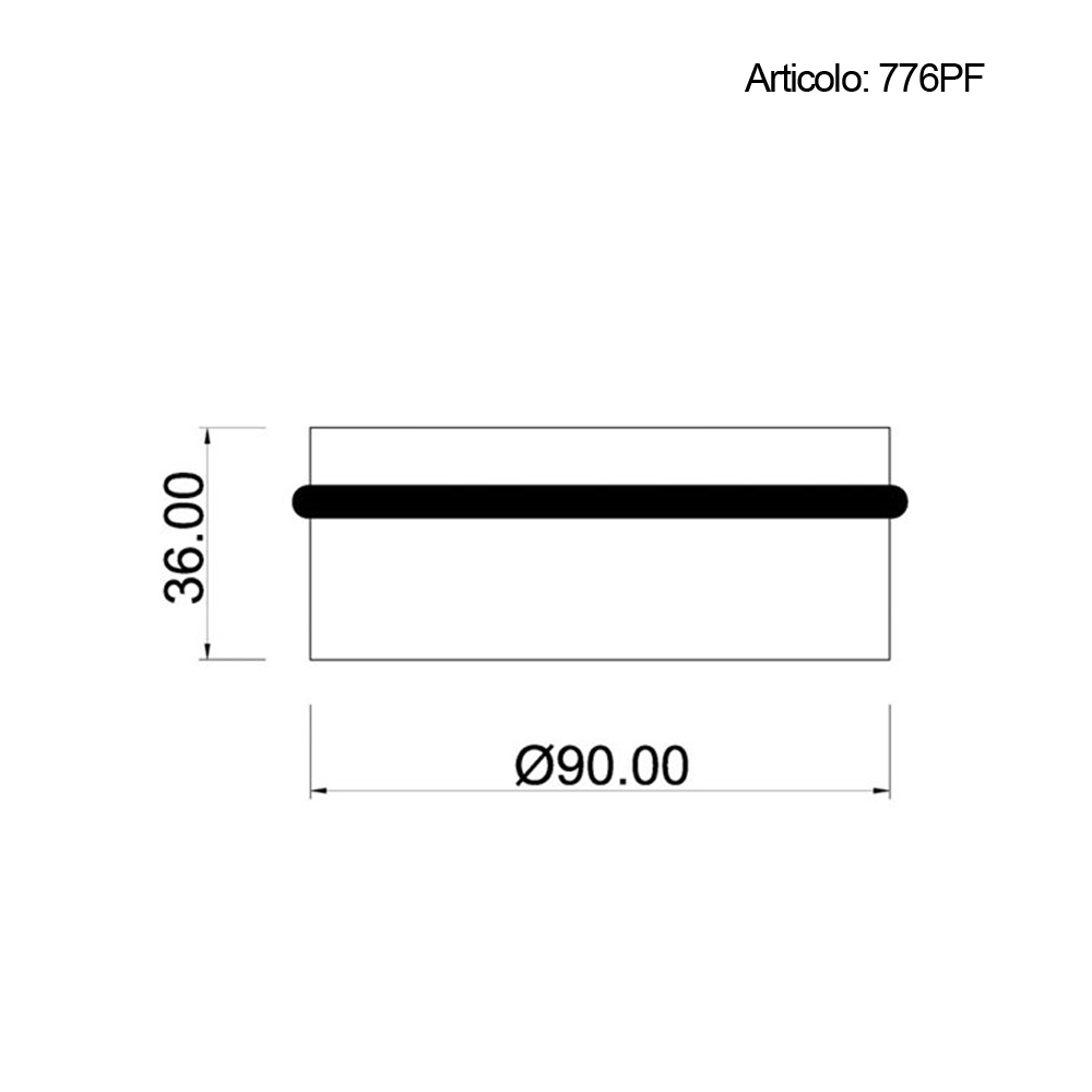 Spinardi 776PF fermaporta in acciaio 1,8 kg