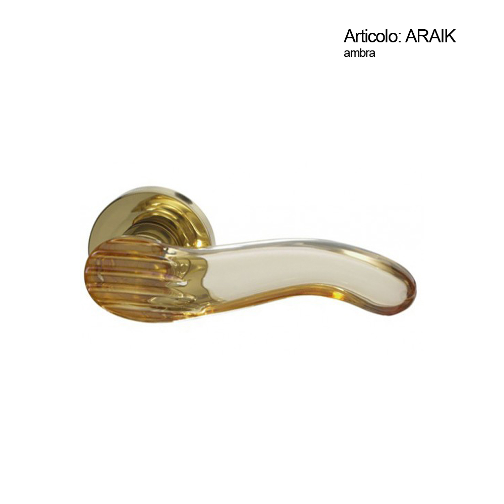 Spinardi Araik maniglia in cristallo trasparente