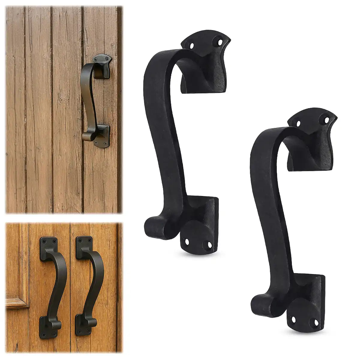 Mystic Colonial Hardware maniglie ghisa intrecciate set 2 pezzi