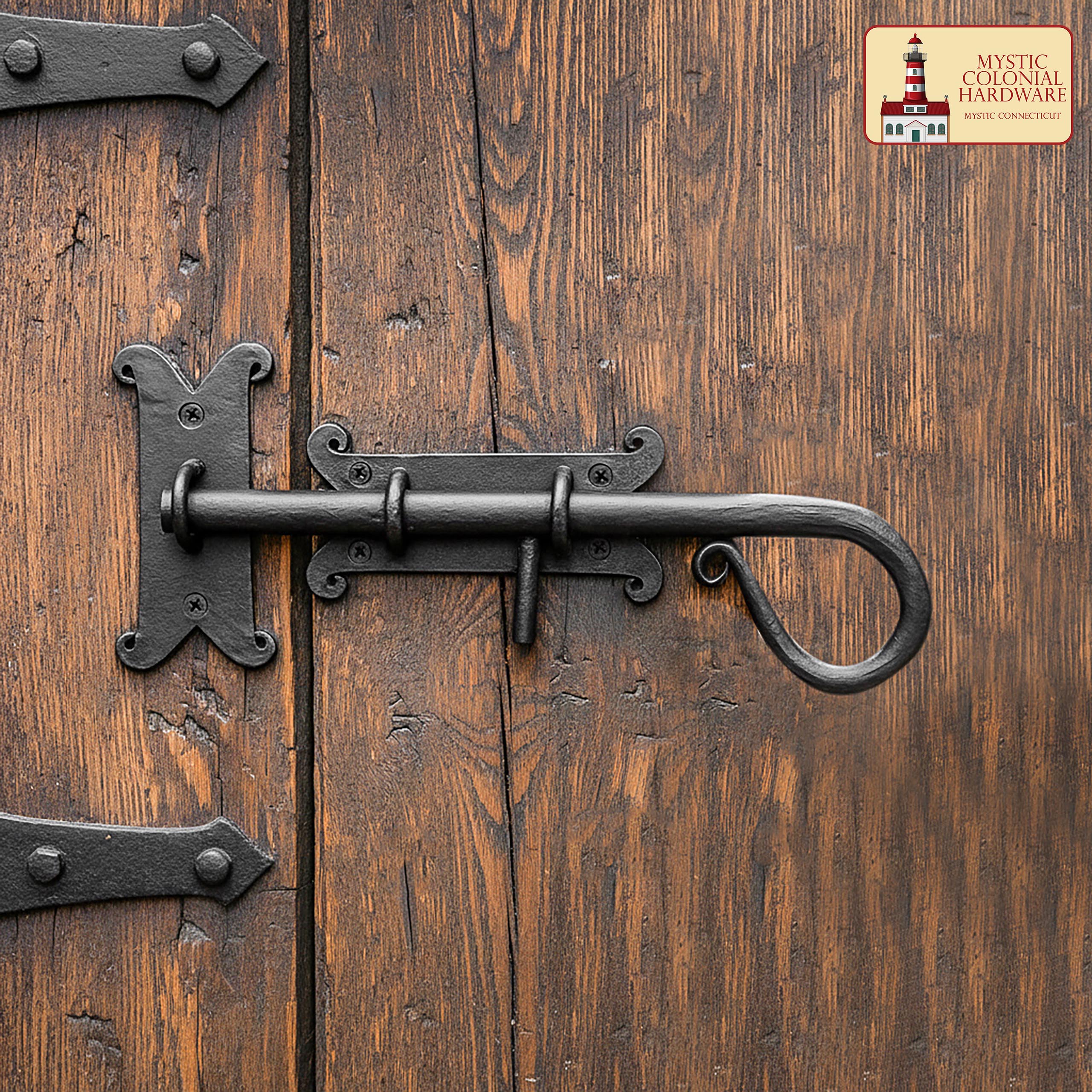 Mystic Colonial Hardware Chiavistello 22 cm Porta Ferro Battuto