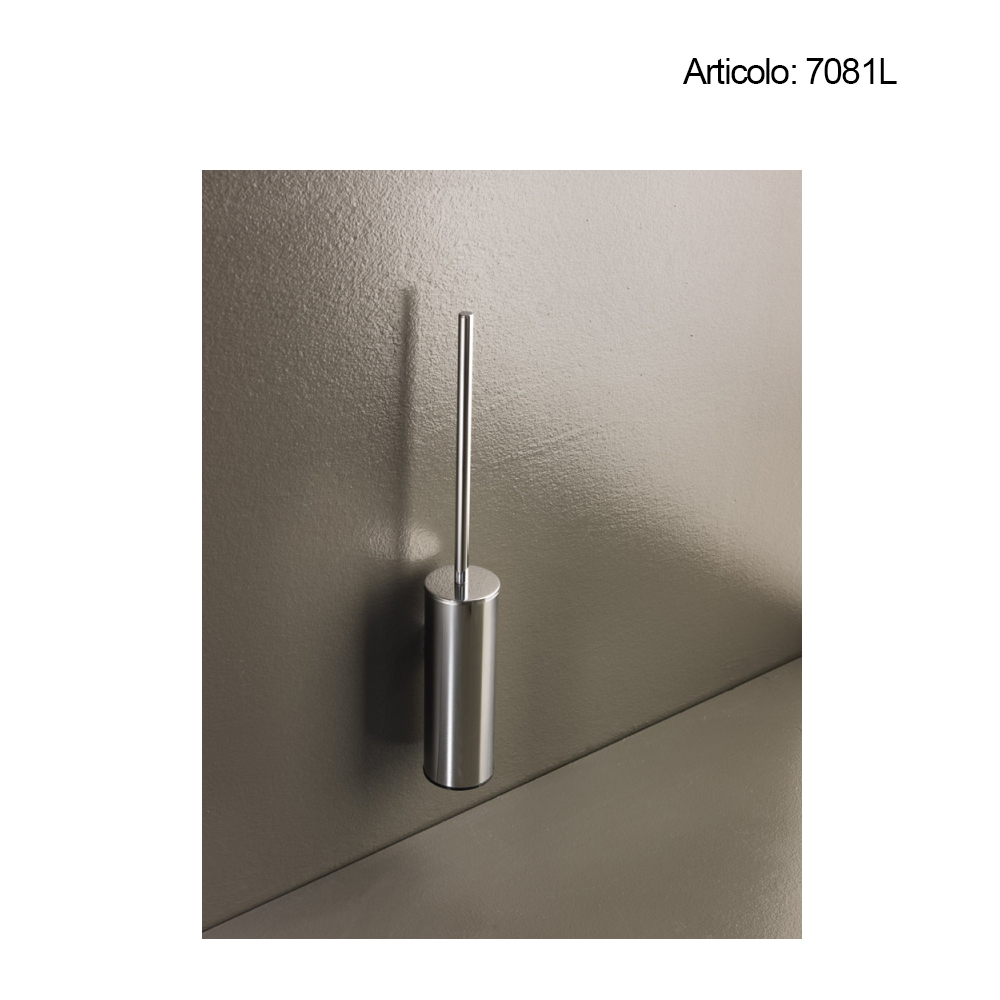 Spinardi 7081 portascopino a parete acciaio inox AISI 316L