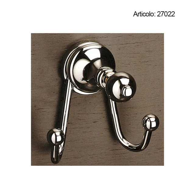 Spinardi Appendiabito in Ottone Finitura Cromata