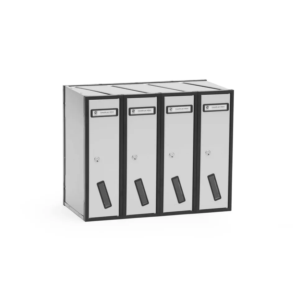 Silmec SC5V casellario postale interno 4 cassette rivista