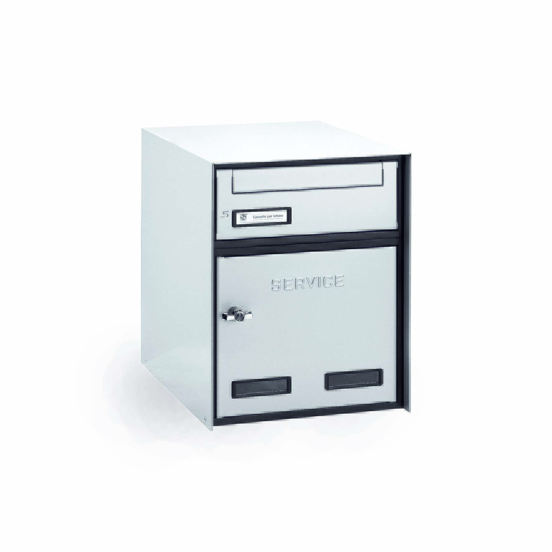 Silmec S433 cassetta passante incasso con vano oggetti